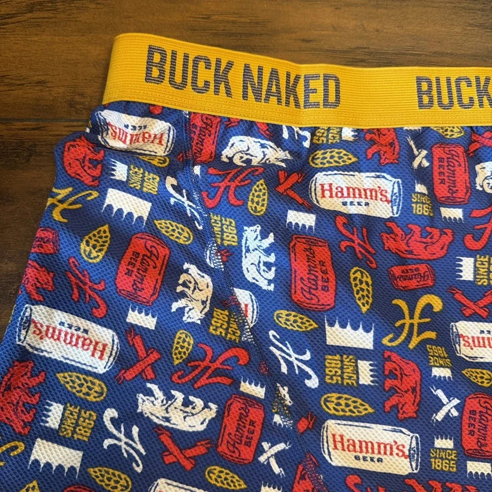 Duluth Buck Naked Boxer Briefs Mens Size XL Hamms Beer